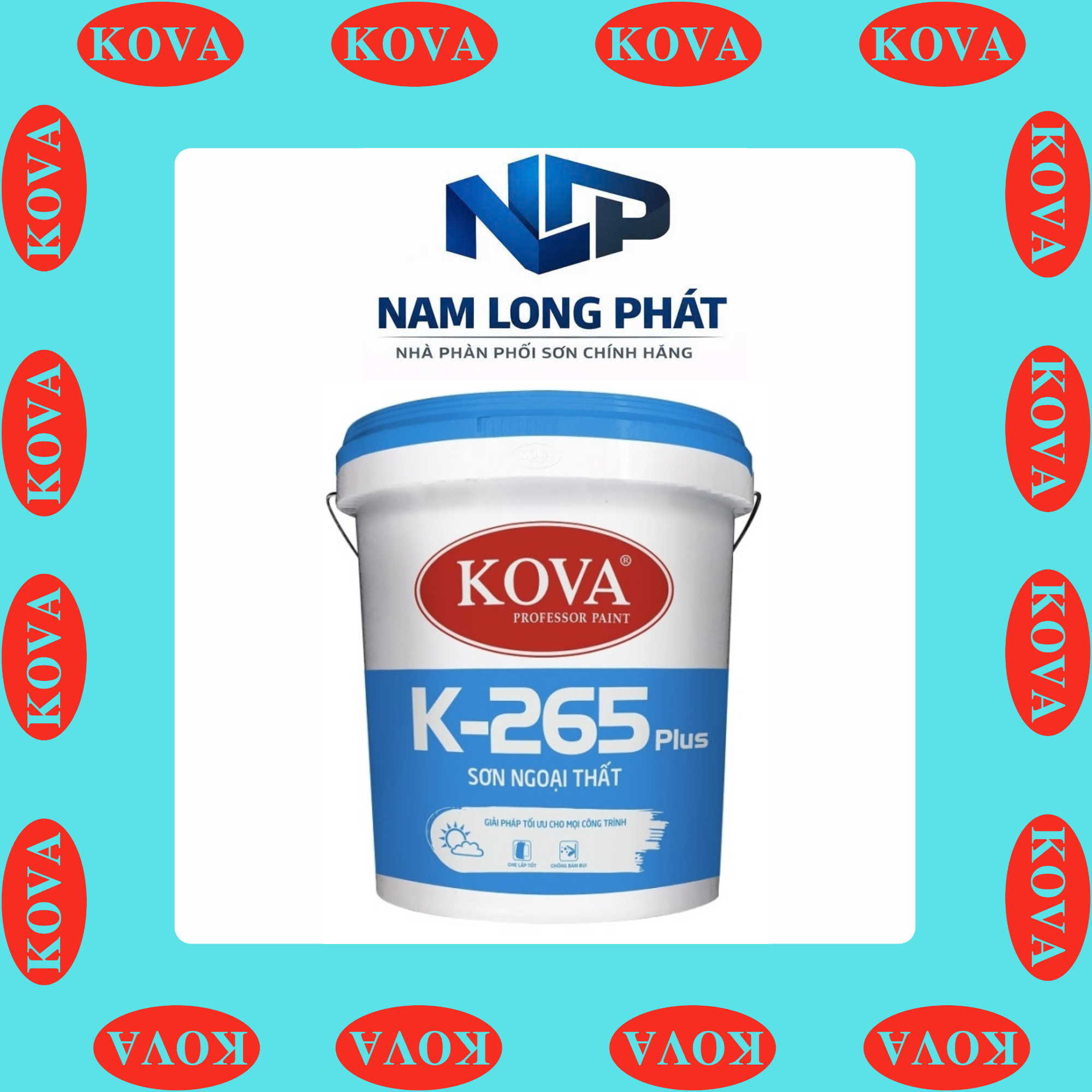 Thiết kế chưa có tên - 2026-02-08T173426.179 Sơn Kova K-265 Plus Ngoại Thất 16L - Ảnh 1