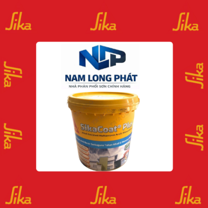 Chống Thấm Tường SikaCoat Plus Gốc Acrylic 20KG